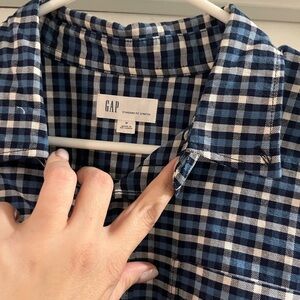 GAP Blue Casual Button Down Shirt